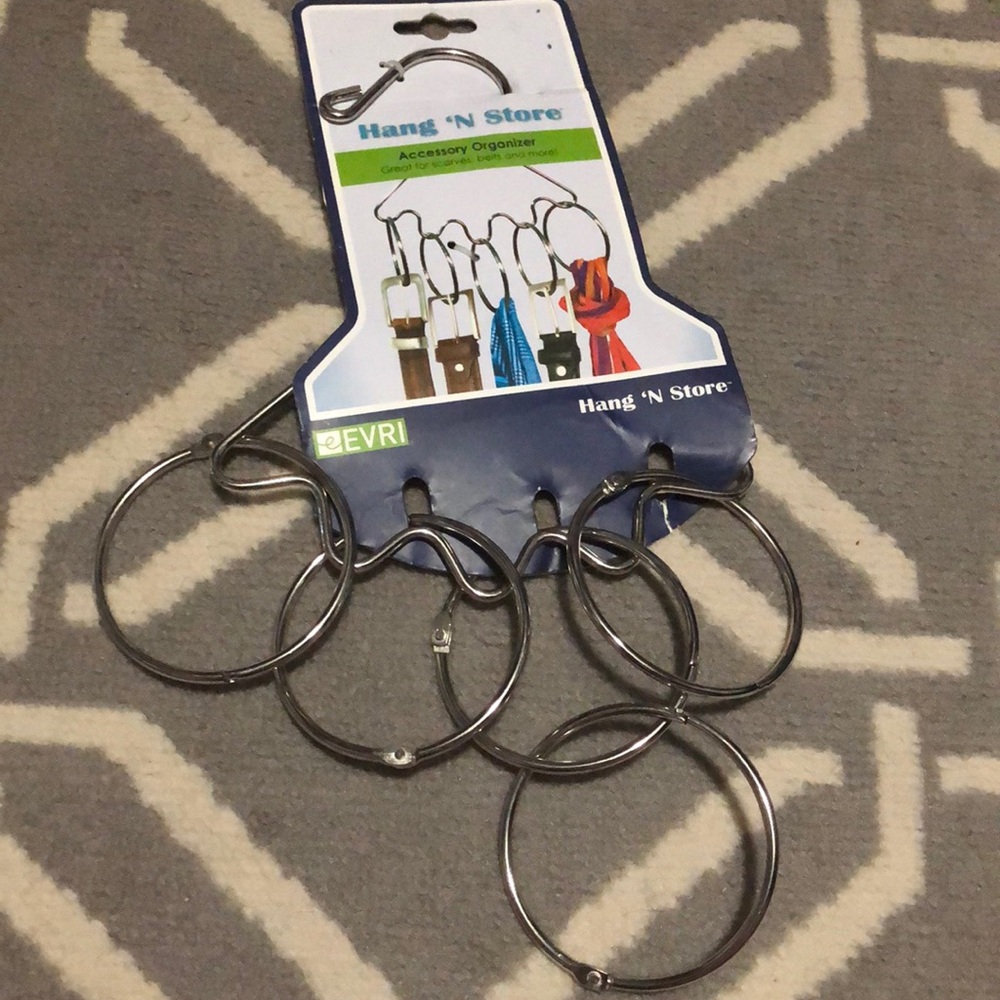 Hang N Store Accessory Organizer‎ Scarves, Belts,  Ties and More. New